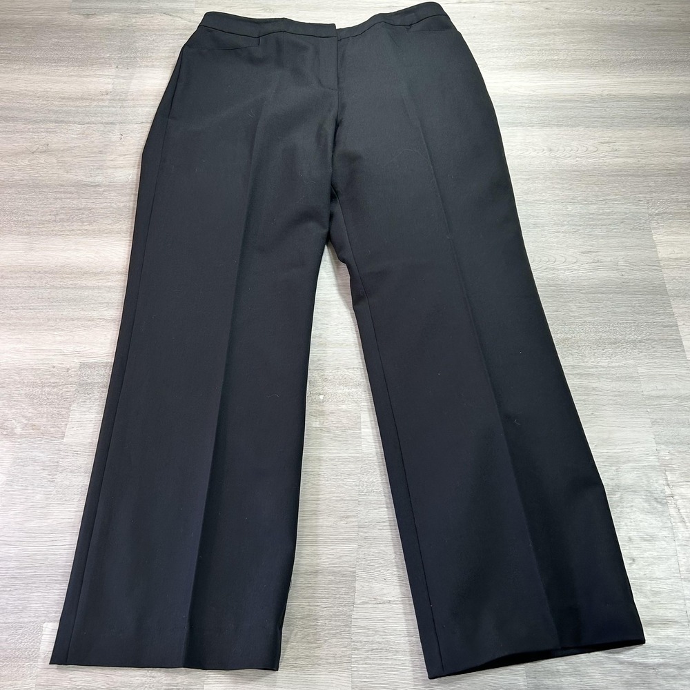 Pendleton Pants‎ Womens 14 Black Twill Dress Classic Fit Stretch Workwear